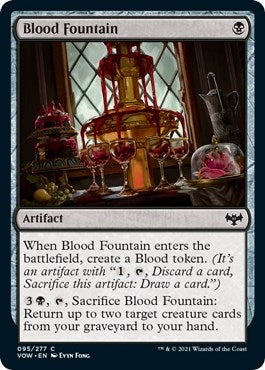 Image for Blood Fountain (95) [Innistrad: Crimson Vow] - Magic: The Gathering