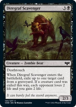 Image for Diregraf Scavenger (105) [Innistrad: Crimson Vow] - Magic: The Gathering