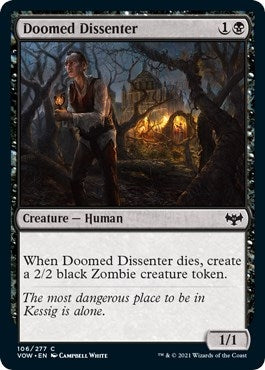 Image for Doomed Dissenter (106) [Innistrad: Crimson Vow] - Magic: The Gathering
