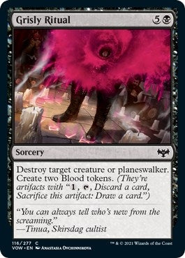 Image for Grisly Ritual (116) [Innistrad: Crimson Vow] - Magic: The Gathering