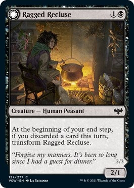 Image for Ragged Recluse (127) [Innistrad: Crimson Vow] - Magic: The Gathering