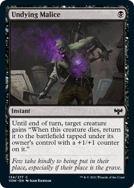 Image for Undying Malice (134) [Innistrad: Crimson Vow] - Magic: The Gathering