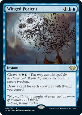 Image for Winged Portent (89) [Innistrad: Crimson Vow] - Magic: The Gathering
