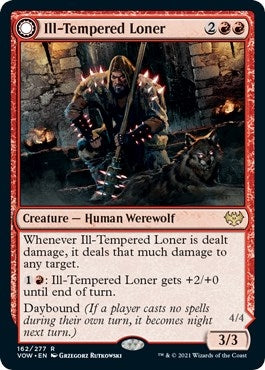 Image for Ill-Tempered Loner (162) [Innistrad: Crimson Vow] - Magic: The Gathering