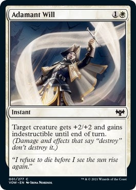Image for Adamant Will (1) [Innistrad: Crimson Vow] - Magic: The Gathering