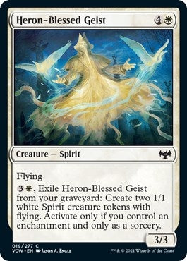 Image for Heron-Blessed Geist (19) [Innistrad: Crimson Vow] - Magic: The Gathering