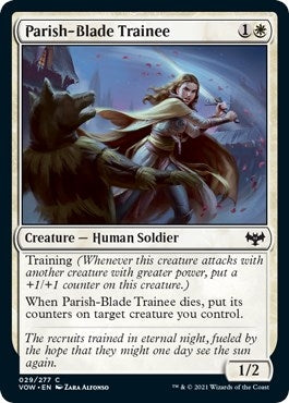 Image for Parish-Blade Trainee (29) [Innistrad: Crimson Vow] - Magic: The Gathering