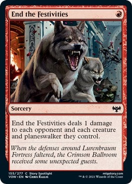 Image for End the Festivities (155) [Innistrad: Crimson Vow] - Magic: The Gathering