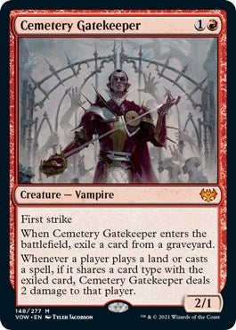 Image for Cemetery Gatekeeper (148) [Innistrad: Crimson Vow] - Magic: The Gathering