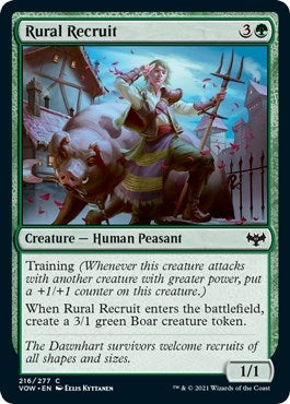 Image for Rural Recruit (216) [Innistrad: Crimson Vow] - Magic: The Gathering