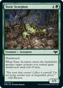 Image for Toxic Scorpion (224) [Innistrad: Crimson Vow] - Magic: The Gathering