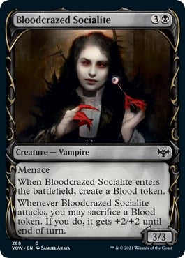 Image for Bloodcrazed Socialite (Showcase) (288) [Innistrad: Crimson Vow] - Magic: The Gathering