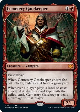 Image for Cemetery Gatekeeper (Showcase) (304) [Innistrad: Crimson Vow] - Magic: The Gathering