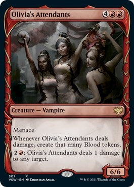 Image for Olivia's Attendants (Showcase) (307) [Innistrad: Crimson Vow] - Magic: The Gathering