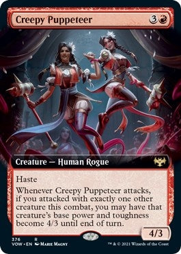 Image for Creepy Puppeteer (Extended Art) (376) [Innistrad: Crimson Vow] - Magic: The Gathering