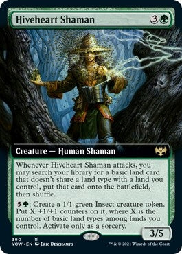 Image for Hiveheart Shaman (Extended Art) (390) [Innistrad: Crimson Vow] - Magic: The Gathering