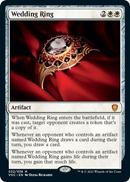 Image for Wedding Ring (32) [Innistrad: Crimson Vow] - Magic: The Gathering