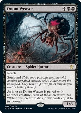 Image for Doom Weaver (34) [Innistrad: Crimson Vow] - Magic: The Gathering