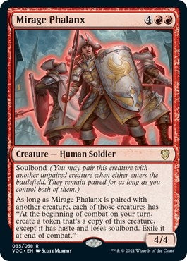 Image for Mirage Phalanx (35) [Innistrad: Crimson Vow] - Magic: The Gathering