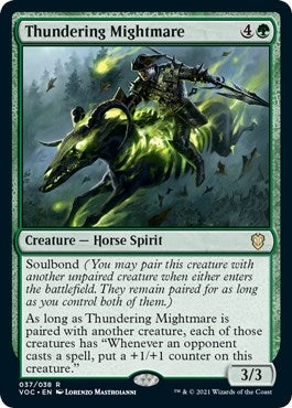 Image for Thundering Mightmare (37) [Innistrad: Crimson Vow] - Magic: The Gathering