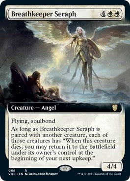 Image for Breathkeeper Seraph (Extended Art) (69) [Innistrad: Crimson Vow] - Magic: The Gathering