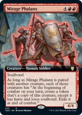 Image for Mirage Phalanx (Extended Art) (73) [Innistrad: Crimson Vow] - Magic: The Gathering