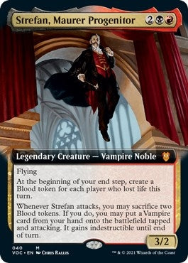 Strefan, Maurer Progenitor (Extended Art) (40) [Commander: Innistrad: Crimson Vow]