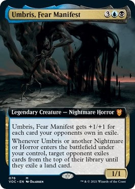Image for Umbris, Fear Manifest (Extended Art) (76) [Innistrad: Crimson Vow] - Magic: The Gathering