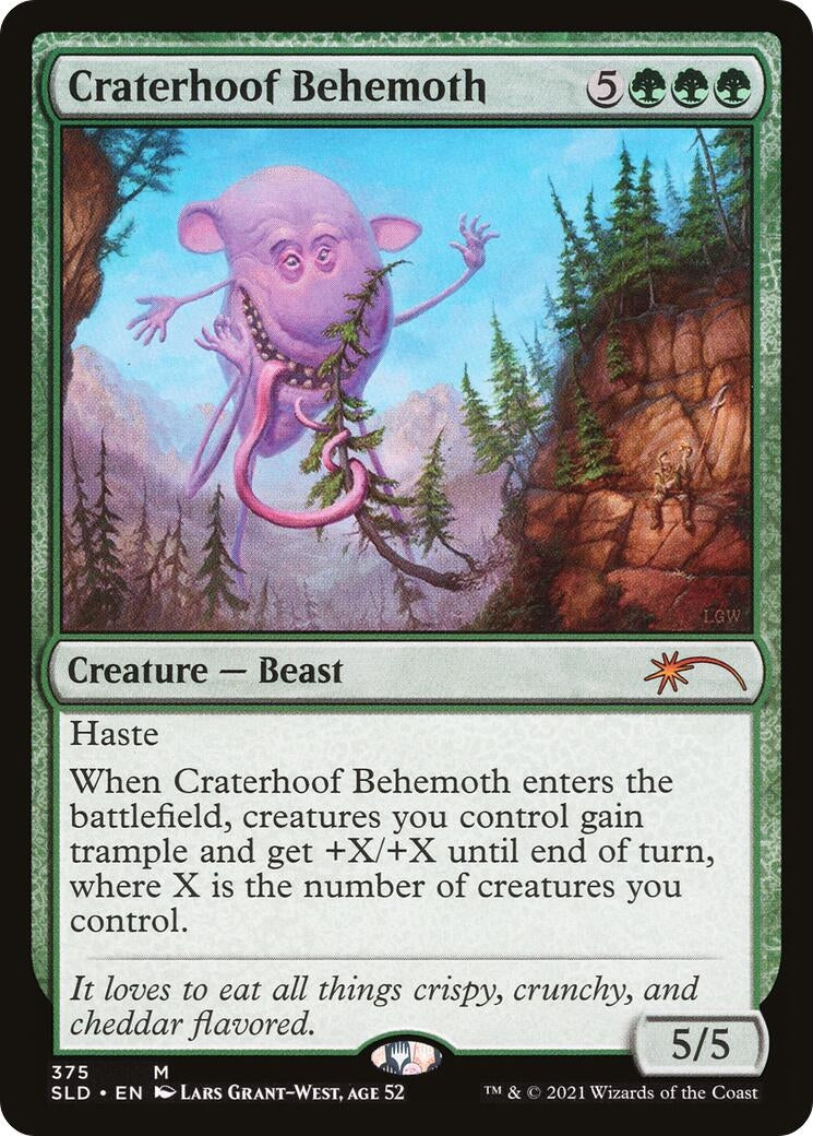 Image for Craterhoof Behemoth (375) (375) [Secret Lair Drop Series] - Magic: The Gathering