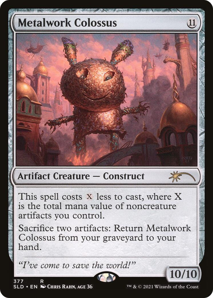 Image for Metalwork Colossus (377) (377) [Secret Lair Drop Series] - Magic: The Gathering