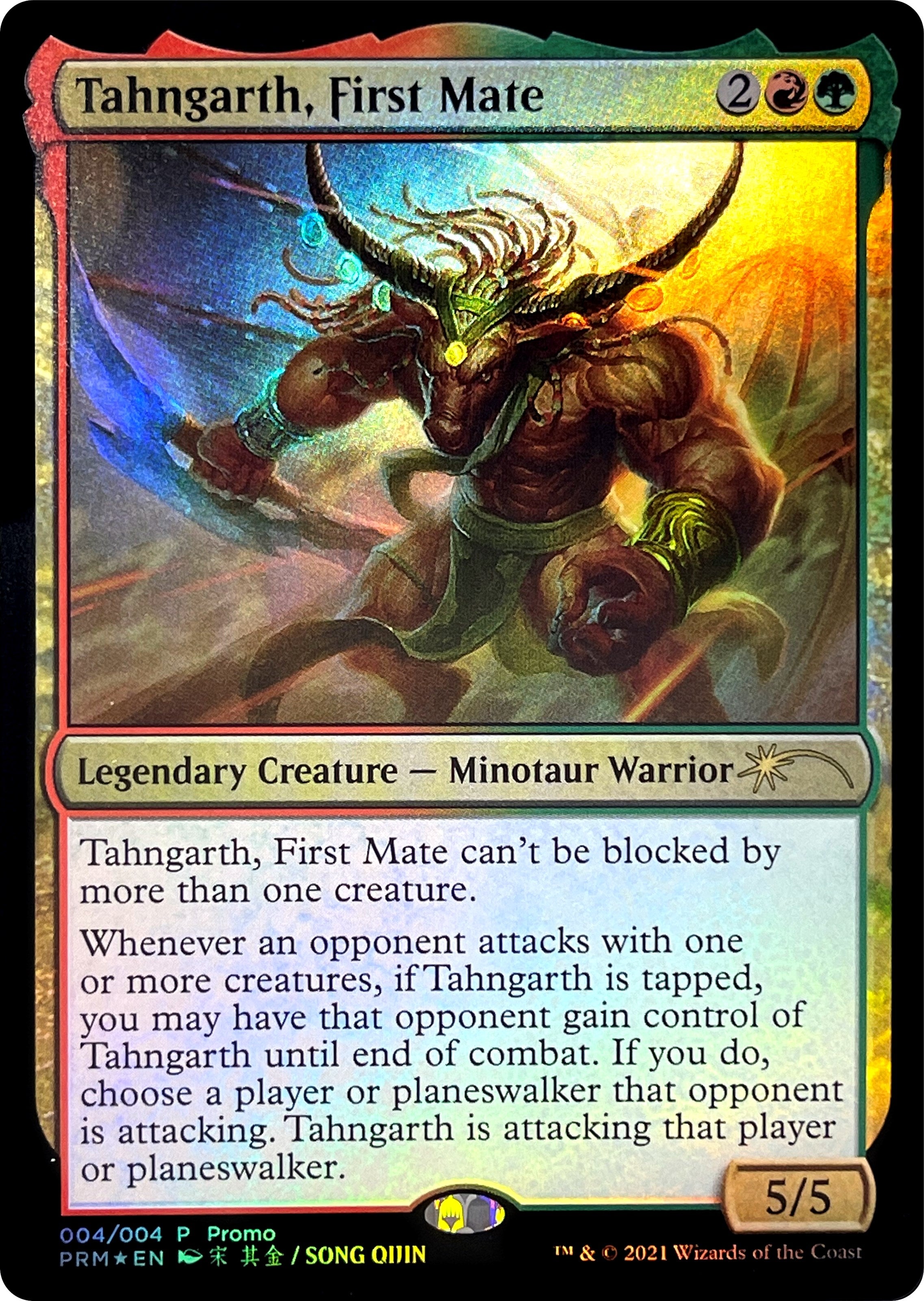 Image for Tahngarth, First Mate (4) [Unique and Miscellaneous Promos] - Magic: The Gathering