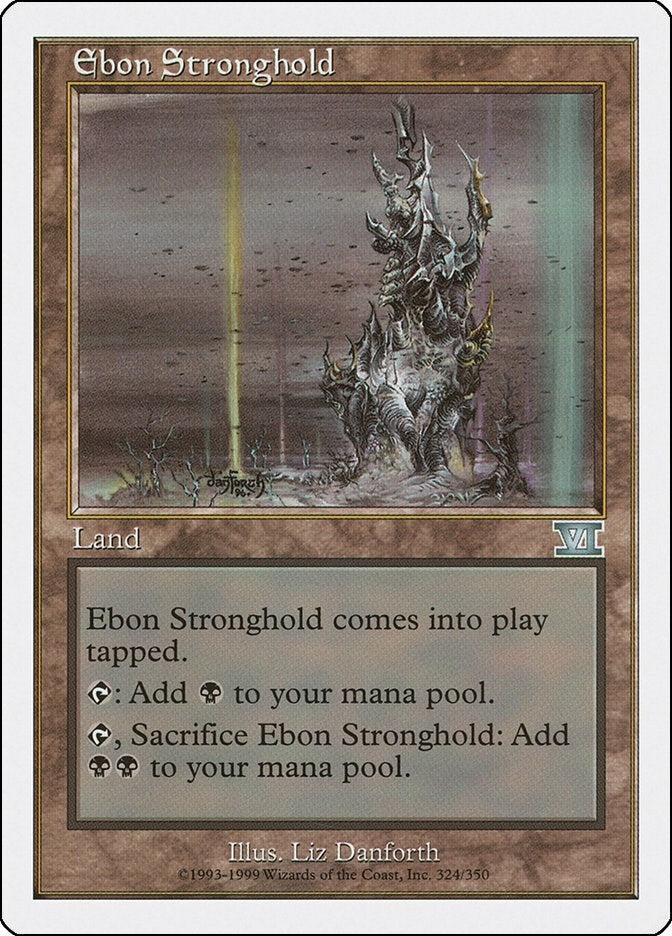 Image for Ebon Stronghold (324) [Classic Sixth Edition] - Magic: The Gathering