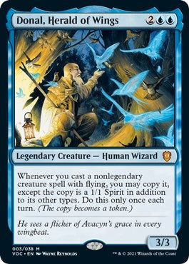 Image for Donal, Herald of Wings (3) [Innistrad: Crimson Vow] - Magic: The Gathering