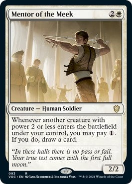 Image for Mentor of the Meek (93) [Innistrad: Crimson Vow] - Magic: The Gathering