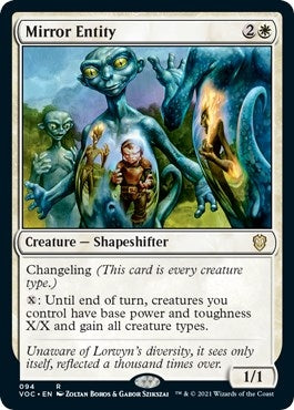 Image for Mirror Entity (94) [Innistrad: Crimson Vow] - Magic: The Gathering