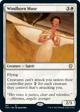 Image for Windborn Muse (101) [Innistrad: Crimson Vow] - Magic: The Gathering