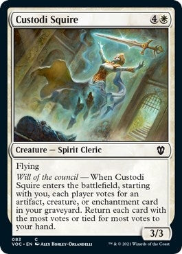 Image for Custodi Squire (83) [Innistrad: Crimson Vow] - Magic: The Gathering