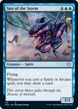 Image for Sire of the Storm (113) [Innistrad: Crimson Vow] - Magic: The Gathering