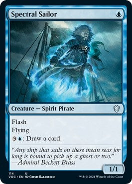 Image for Spectral Sailor (114) [Innistrad: Crimson Vow] - Magic: The Gathering