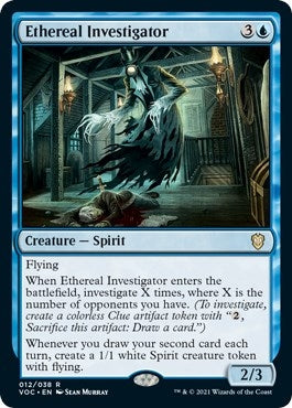 Image for Ethereal Investigator (12) [Innistrad: Crimson Vow] - Magic: The Gathering