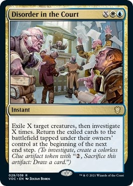 Image for Disorder in the Court (29) [Innistrad: Crimson Vow] - Magic: The Gathering