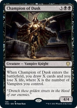 Image for Champion of Dusk (124) [Innistrad: Crimson Vow] - Magic: The Gathering
