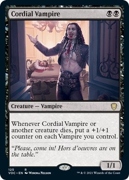 Image for Cordial Vampire (125) [Innistrad: Crimson Vow] - Magic: The Gathering