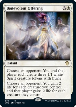 Image for Benevolent Offering (78) [Innistrad: Crimson Vow] - Magic: The Gathering