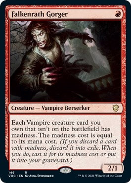 Image for Falkenrath Gorger (146) [Innistrad: Crimson Vow] - Magic: The Gathering