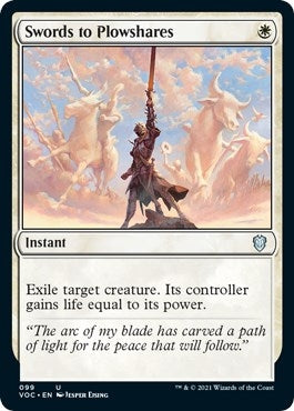 Image for Swords to Plowshares (99) [Innistrad: Crimson Vow] - Magic: The Gathering