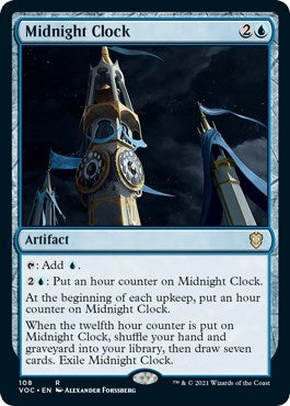 Image for Midnight Clock (108) [Innistrad: Crimson Vow] - Magic: The Gathering
