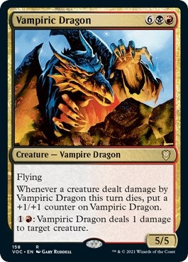 Image for Vampiric Dragon (158) [Innistrad: Crimson Vow] - Magic: The Gathering