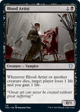 Image for Blood Artist (119) [Innistrad: Crimson Vow] - Magic: The Gathering