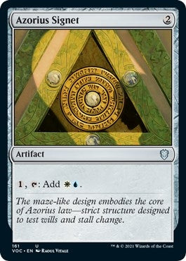 Image for Azorius Signet (161) [Innistrad: Crimson Vow] - Magic: The Gathering